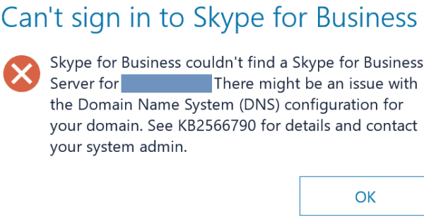 skype for business not opening mac
